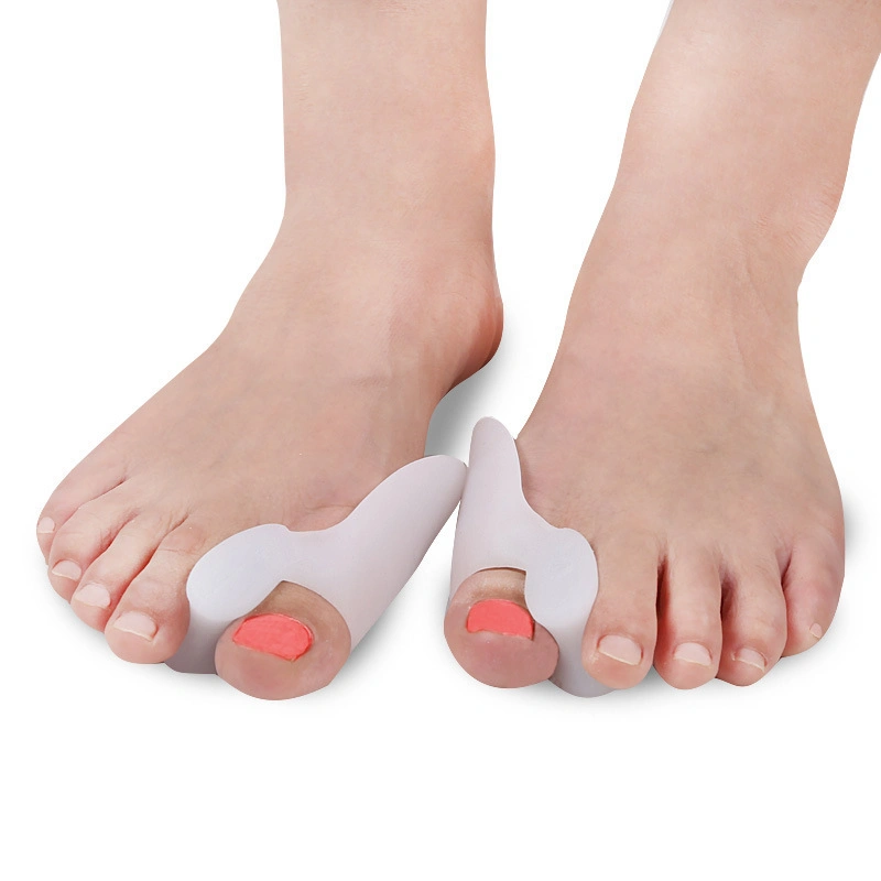 Anti-Bacteria Reusable Soft Gel Silicone Bunion Toe Corrector Separator